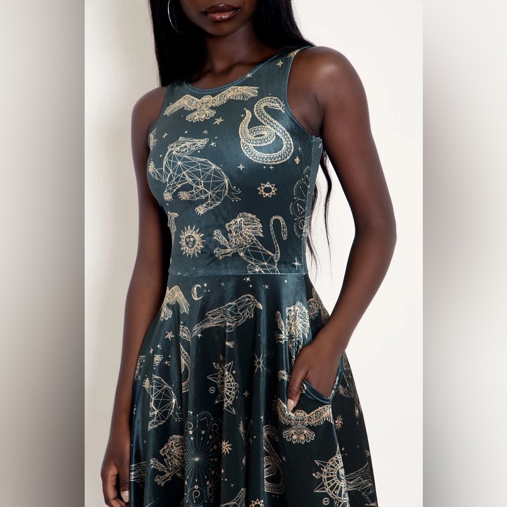 Black Milk Clothing Velvet Harry Potter Dress | Size XS